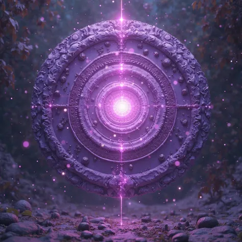 The logo of a very significant corporation in the world that is located on the edge of the universe is filled with magic, this organization was discovering new spells and magic controls, her name was Elderia, paint in purple tones and with a transparent ba...