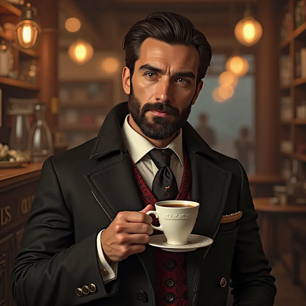 What would Turkish coffee look like if it were a man