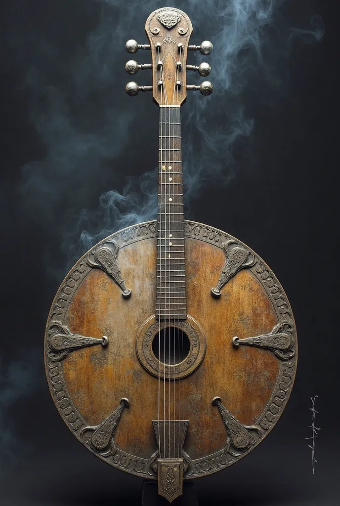 The canolan was one of the most used of the various types of instruments that the bards created, it was a metal disc with several passages of Air on the sides where the bards cast the magic, that went through the cracks and came out on the other side, ener...