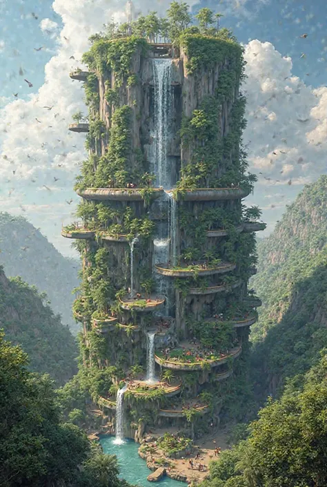 Celestial Animal Sanctuary — The Tower of Life

1. Central Structure: The Tower of Life

A monumental tower, over 500 meters high.

Formed by open and circular floors, allowing free circulation of air and natural light.

lined with vertical gardens and nat...