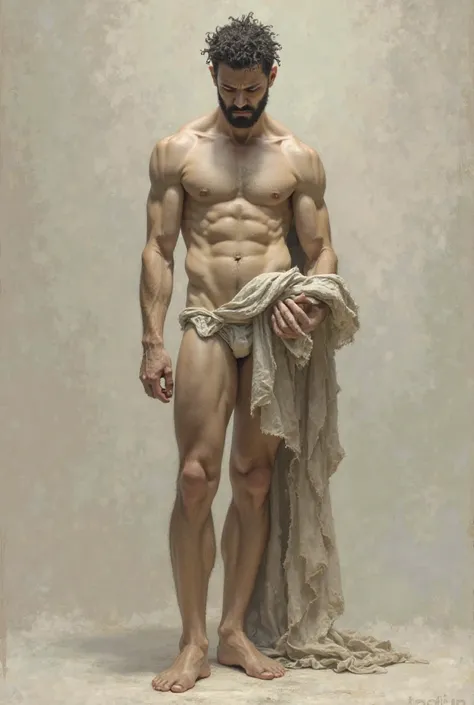 man without clothes 