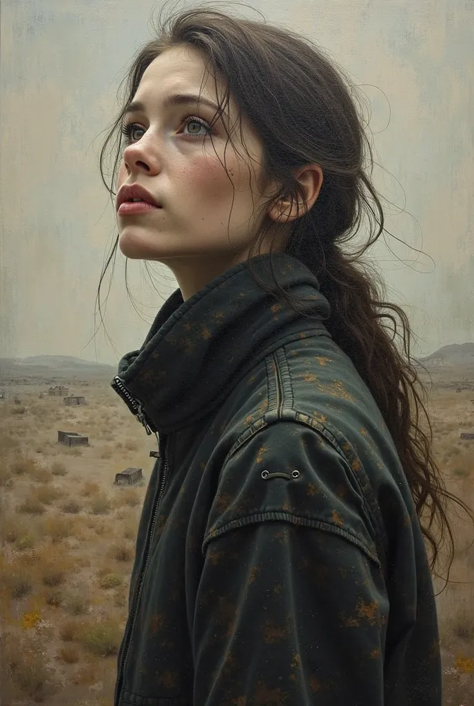 "In this desolate and shameless world, no one deserves to be loved so much, and no one has the right to love so much." A wallpaper that fits the word. Oil Painting