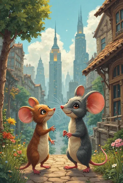 The country mouse and the city mouse