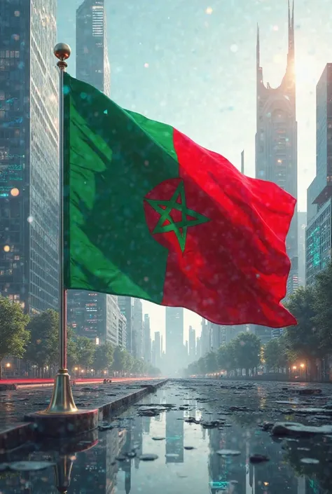 Paynetwork currency and Moroccan flag