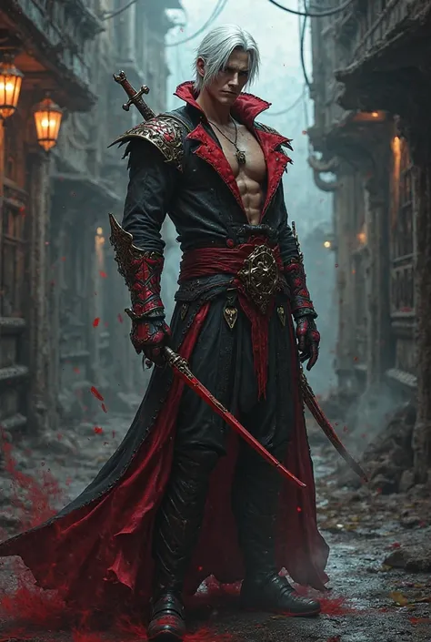 Imagine dante from devil may cry 