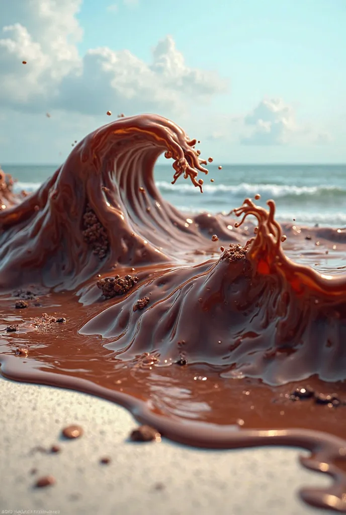 Olas de chocolate 