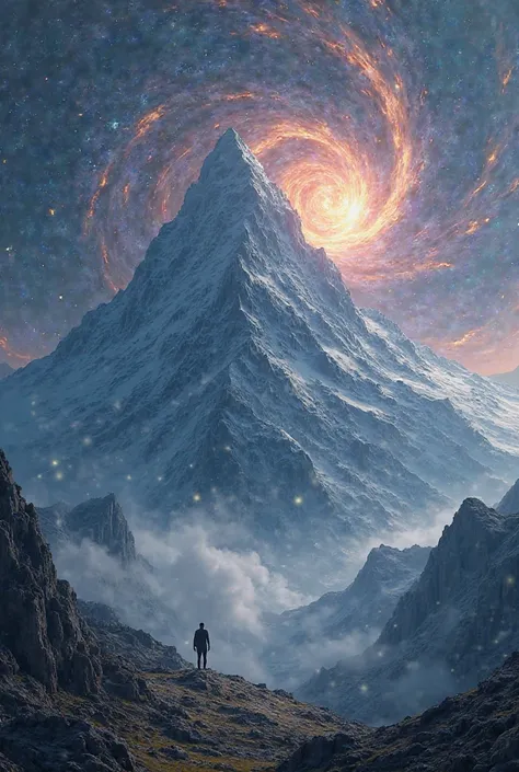 The universe a mountain and wind