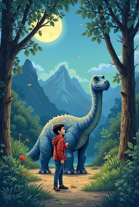 Title: Christian and the Secret of the Dinosaurs

Once upon a time there was a boy named Christian, who loved dinosaurs! He had books, toys and even pajamas with T-Rex prints, Triceratops and Brachiosaurus. Every night, before sleeping, he imagined how inc...