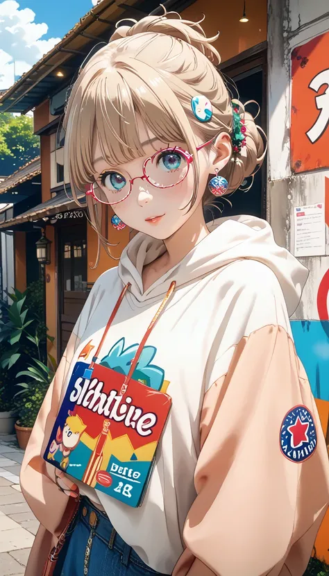 (top quality, 16k, masterpiece: 1.3)), 1 , sharp focus: 1.2, (((2D anime style))), ((stunning anime design)), perfect anime drawn , (8k、 Highest image quality 、(cute babe girl ),  High quality lines 、masterpiece)、undefined,  detailxl, , Aesthetic_pdxl