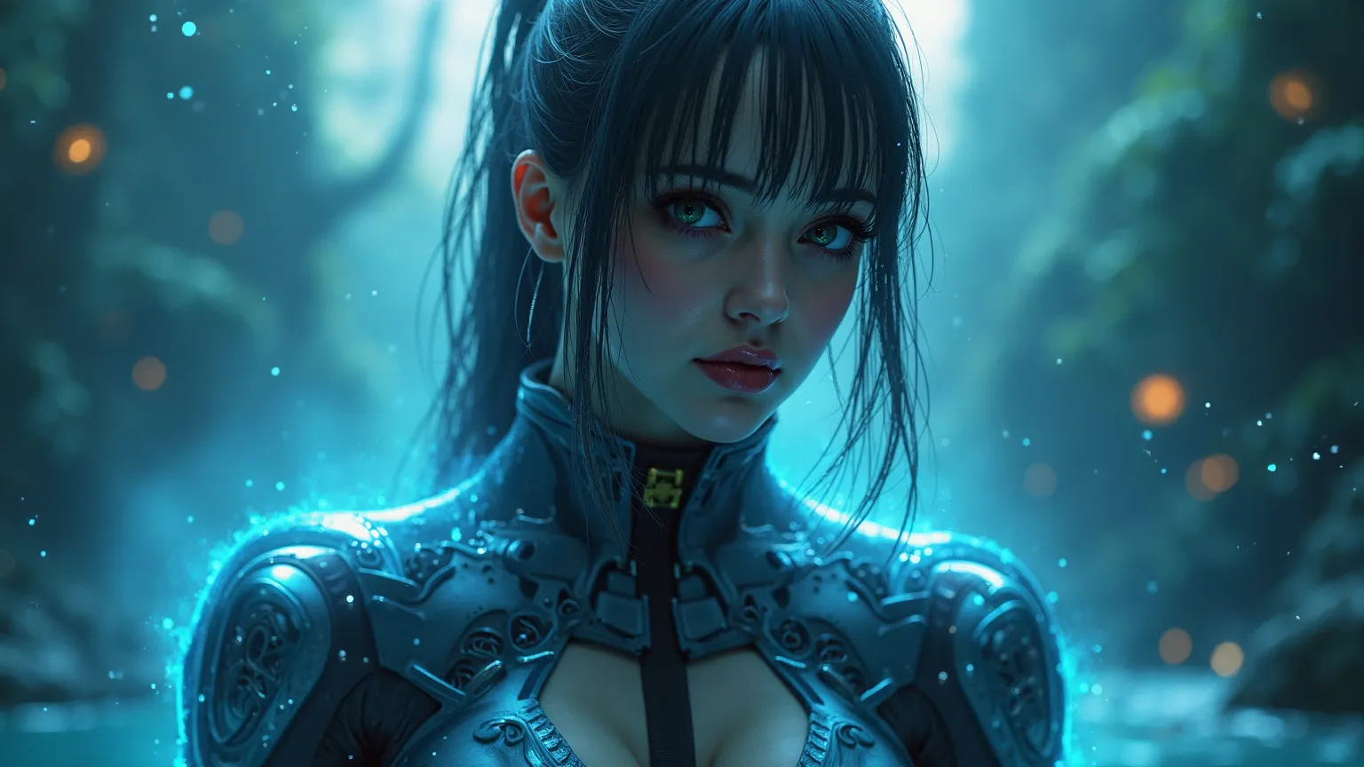 seethrough outfit, Sexy Gym outfit, sad face, small hard silver blue , large :3.2 , sexy, 1 (8k, RAW photo, photorealistic:1.1), layer hair, detailed eyes, detailed face, Dilraba Dilmurat, masterpiece, best quality, official art, extremely detailed CG unit...