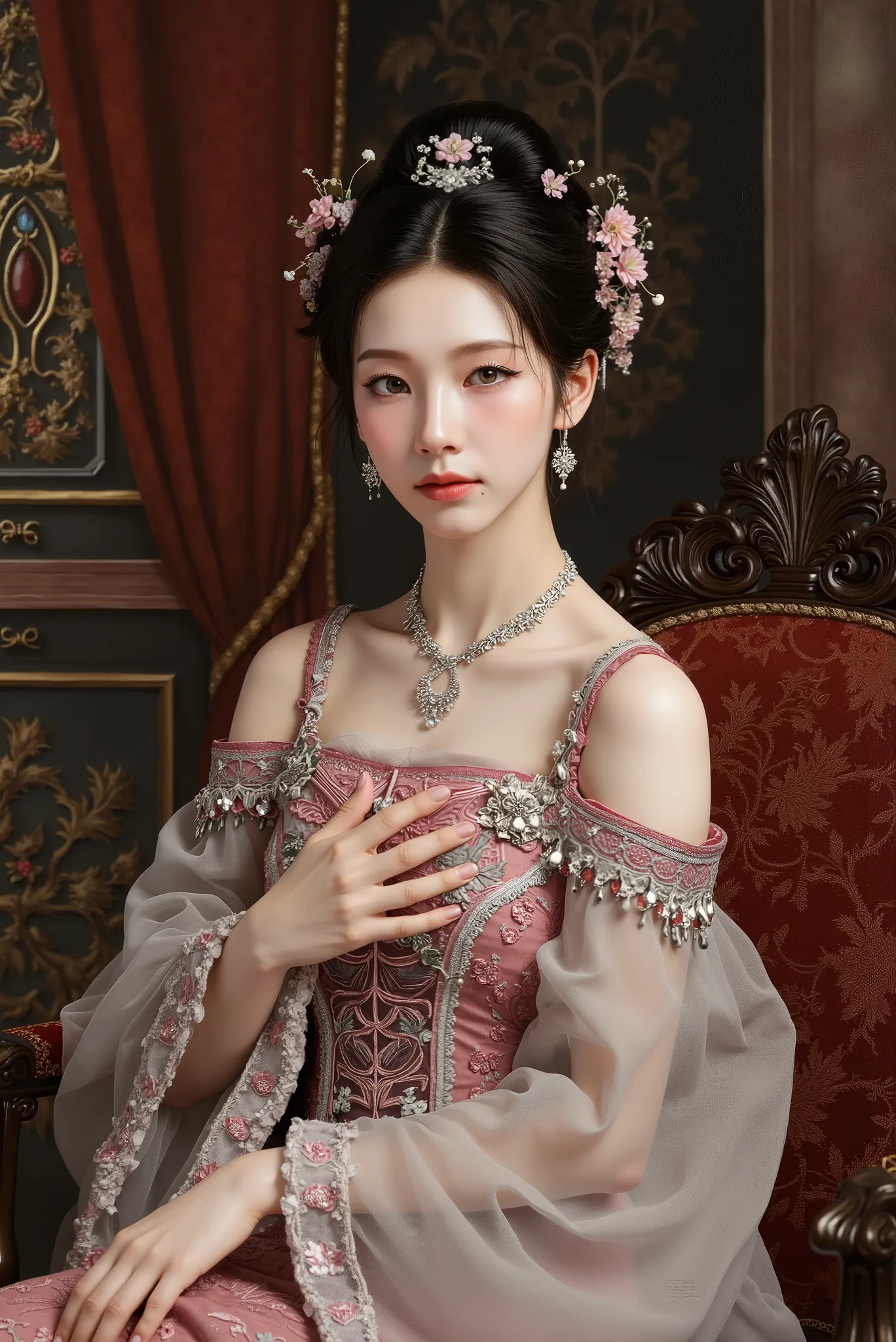 You can create a Renaissance artwork but of a Korean woman like Karina