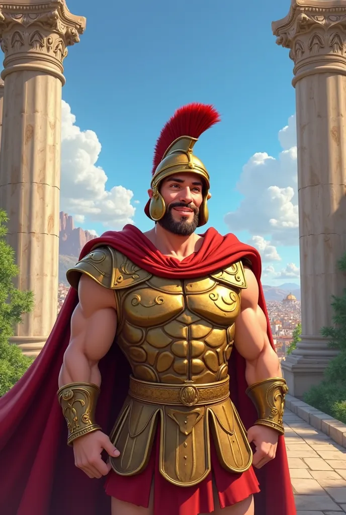 Disney animated Roman Soldier 