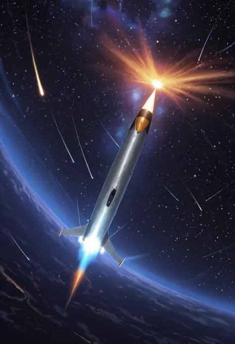 High Definition Space Images、galaxy, rocket, Apostle Aliens, Shooting Stars, Authentic Art.Evangelion Unit 1, digital art .Comfortable silence, of the space shuttle 、colorful outer space。