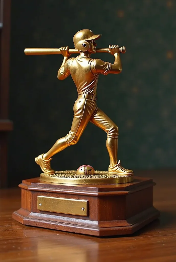 Do you have another baseball trophy similar to the one in real life 