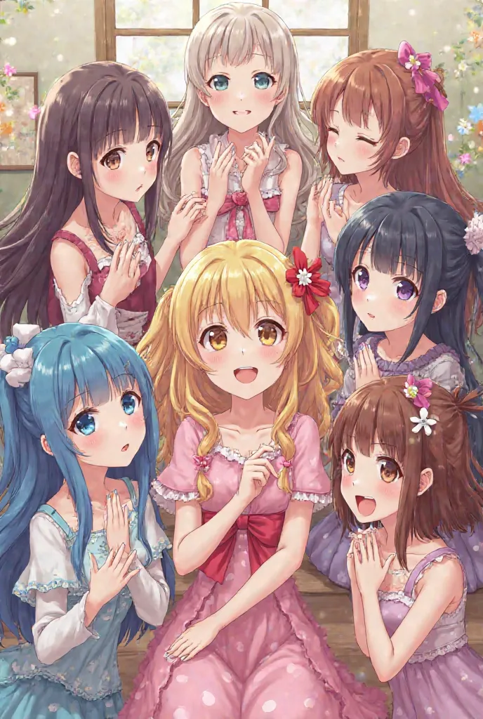 All the well-known heroines together with Kawai traits