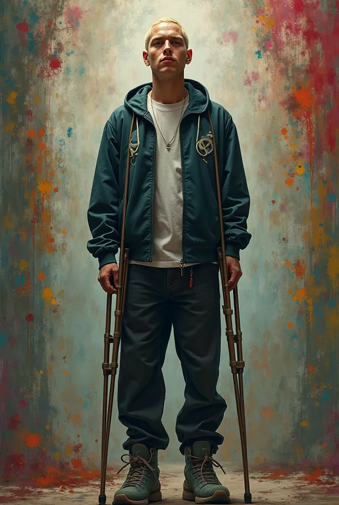 Do rapper Eminem Rubio y en crutches