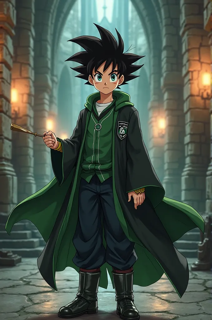  goten in slytherin uniform