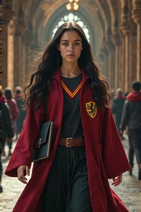 Black long hair 5th year gryffindor girl