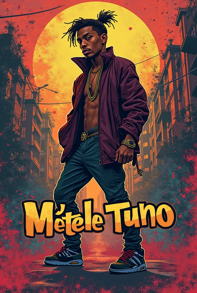 Create me a cover with flow from old school reggaeton with the name Métele Duro , And then you put my stage name which is Mixavitano
