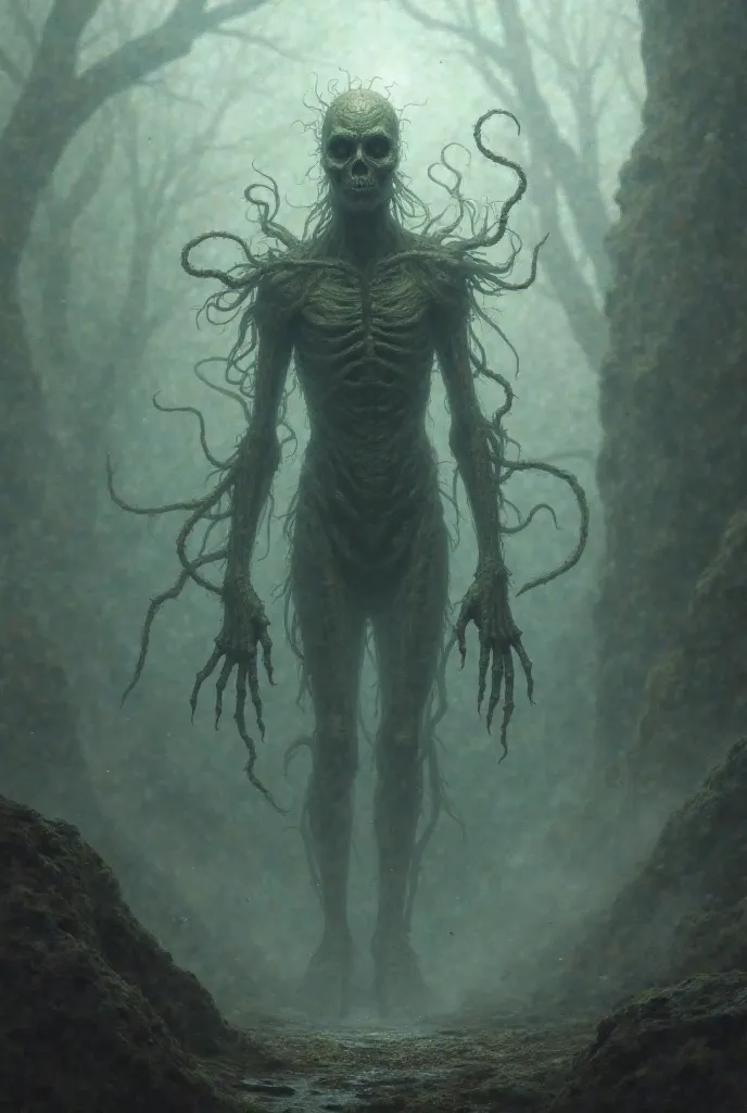 eerie humanoid creature