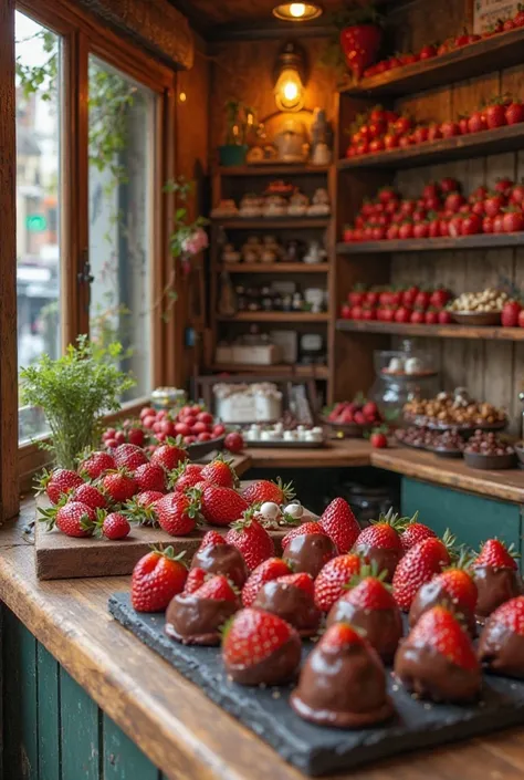 Strawberry and chocolate business 