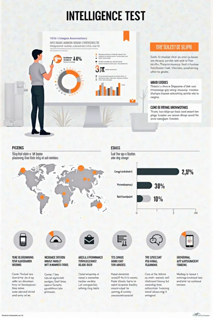 An infographic about my intelligence test 