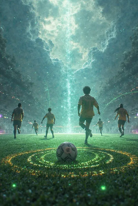 Magic soccer field