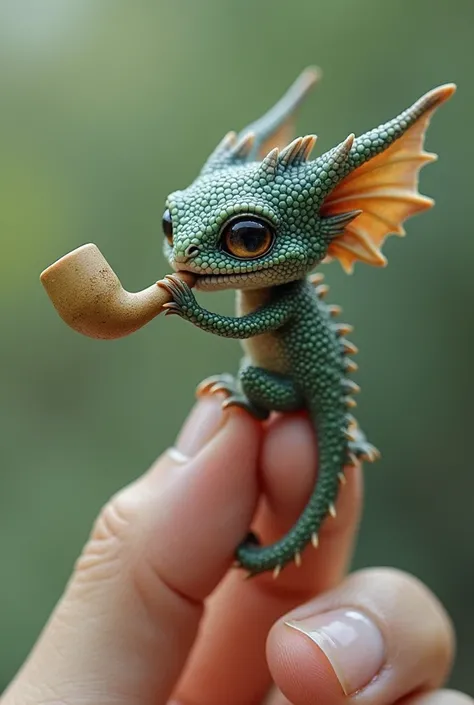  A small black-green dragon is gripping your finger、 A small bright dragon sucks a pipe on your finger.、 Pastel colorsの七色の毛のかわいいドラゴン、 hair 、The hairs on my body  、 ตาโต cute 、  cute 、novel、แท้TRUE、sporty、 my hands are resting on my fingers 、  Pastel colors...