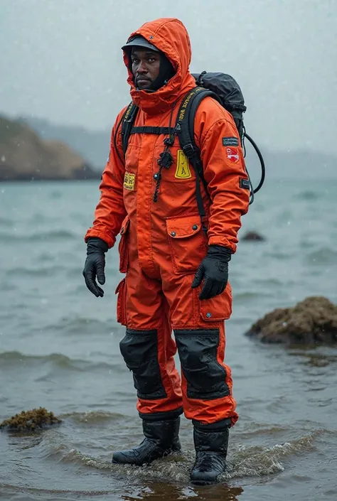 Create 1 coverall for save and rescue in float condition and water resistant 