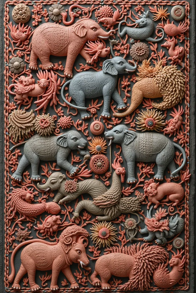 Sacred Creatures

A pattern featuring animals believed to bring good fortune in Lao culture, such as elephants, lions, roosters, and fish. The intricate weaving technique reflects ancient folklore and spiritual beliefs.