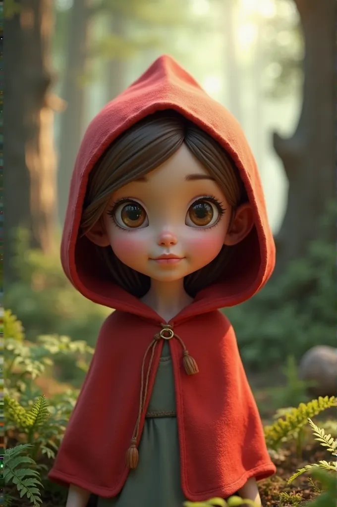 Create a 3D model of Little Red Riding Hood in real time