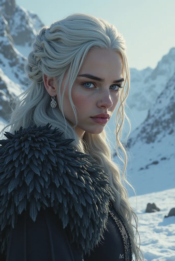 Jon Snow's twin sister with the eyes of the Targueryens 