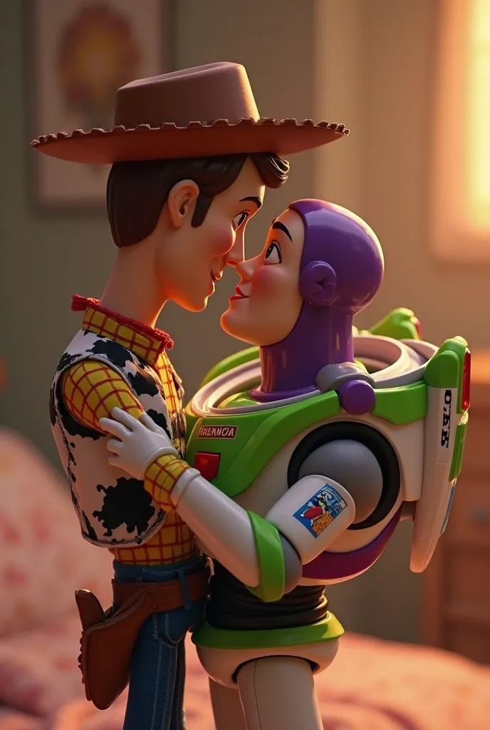 As a Woody y a Buzz Lightyear besandose 🥵