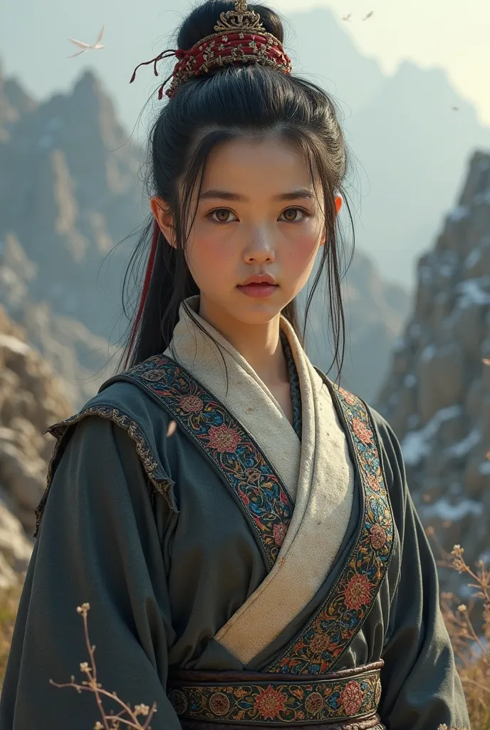 Female disguised as male character, ancient, Dilraba Dilmurat