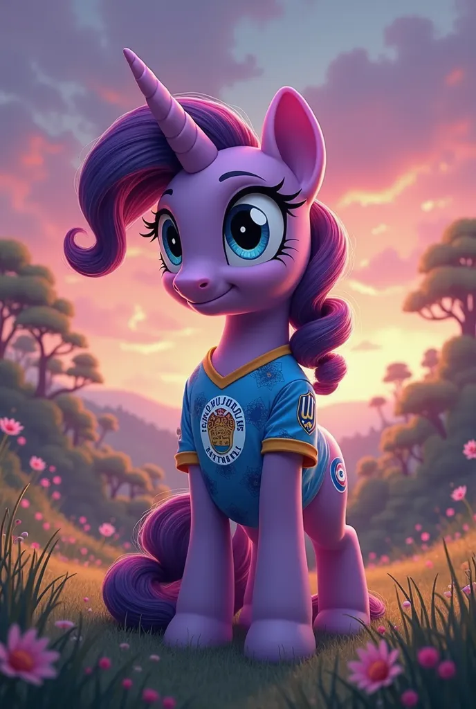 Can you make Twilight Sparkle with a shirt from the Uruguayan national football club?