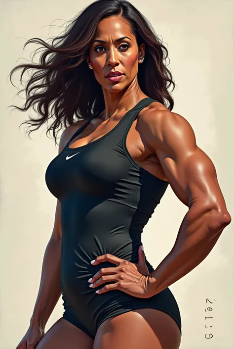 Kamala Harris really muscular