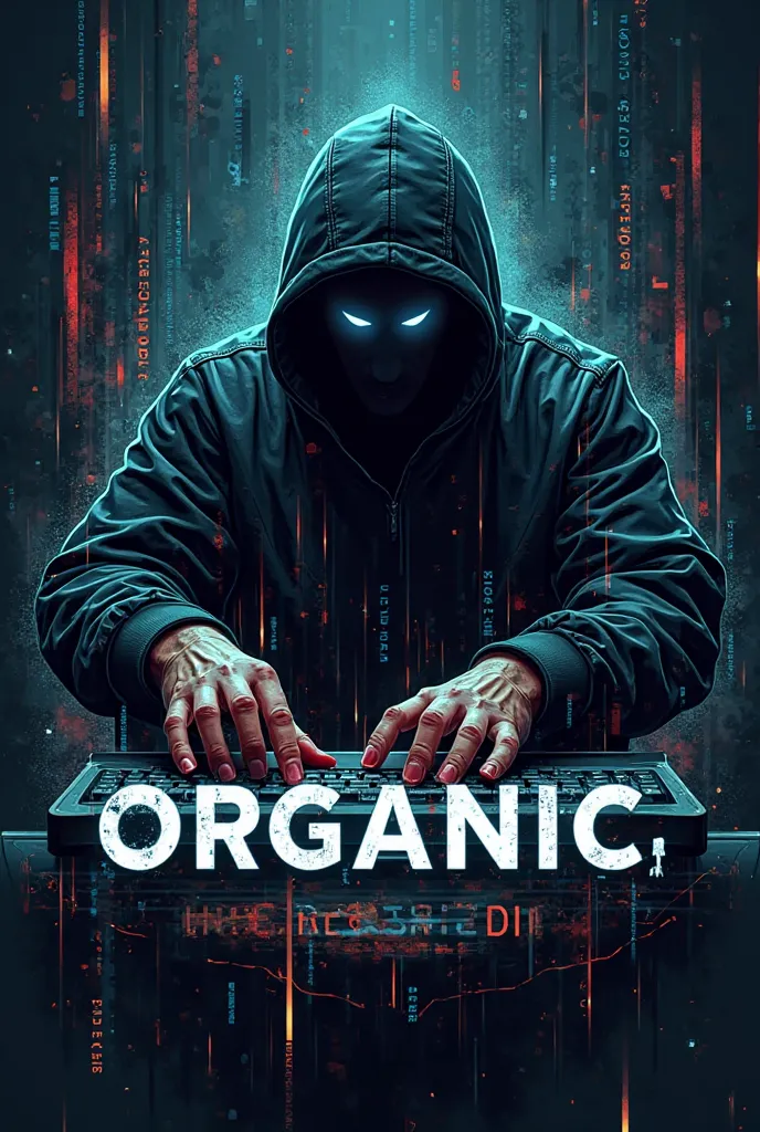 It's wrong , I want a logo, a title with "The secret organic!" With a man in a black hoodie messing with a computer behind the title and surrounding hacker numbers