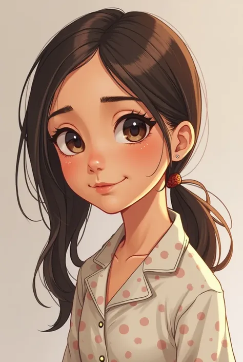 Mina (Main Character)

Age: 7-

Appearance:

Long, dark brown hair tied in pigtails or a ponytail.

Bright eyes full of curiosity.

Often wears a cozy pajama set, maybe with cute patterns like stars or animals.


Personality:

Playful, mischievous, and ima...