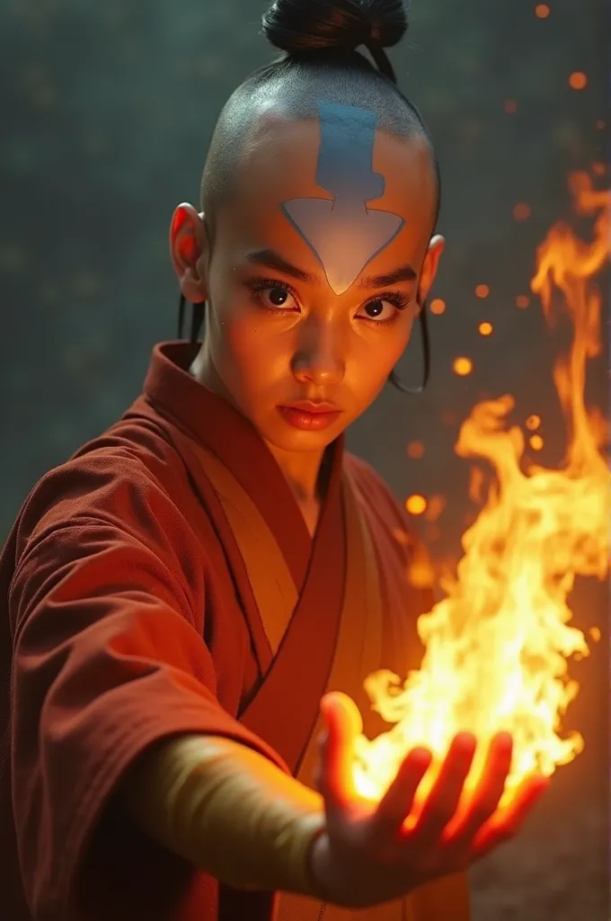 ((best quality)), ((masterpiece)), (detailed), perfect facePrompt :
imagine the mystical atmosphere of the highly realistic and detailed depiction of Aang from Avatar: The Last Airbender controlling fire with his hands,ekspresif face,flying,mata bersinar, ...