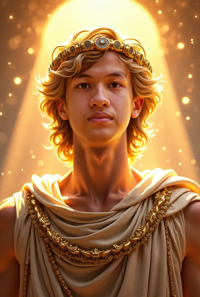 cosplay me as Apollo the greek god (fancy costume)