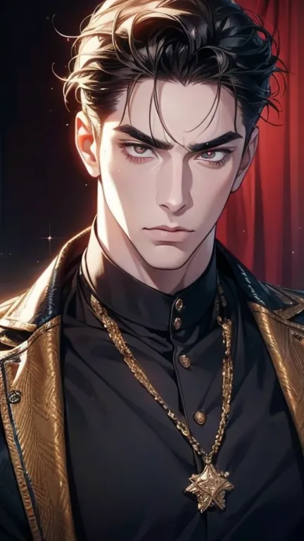 (  RomeroBrito,8k,     highres,  masterpiece:1.2),     ultra-detailed,(Realistic,photoRealistic,photo-Realistic:1.37),36-year-old man,3 day beard,cute anime ,Portraits,strong,masculine,     dark hair,sharp jaw,          mesmerizing eyes          ,     perf...