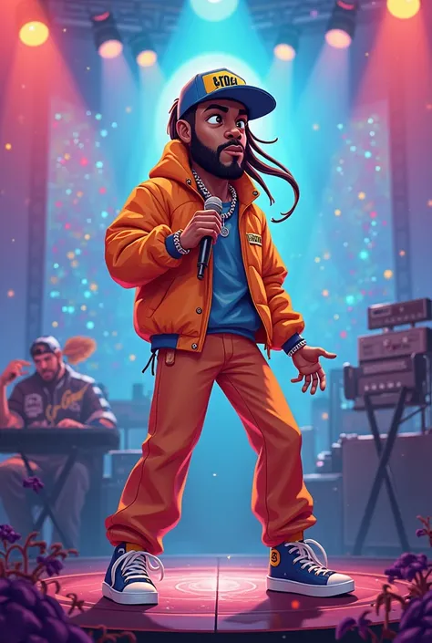 2d animated rapper