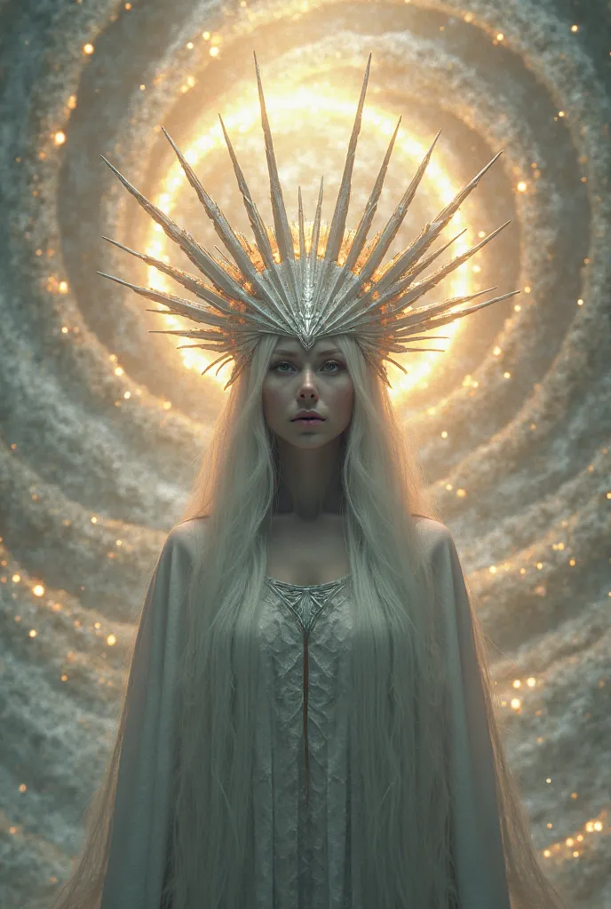 Can the headdress have less feathers and more spike accents resembling a halo?