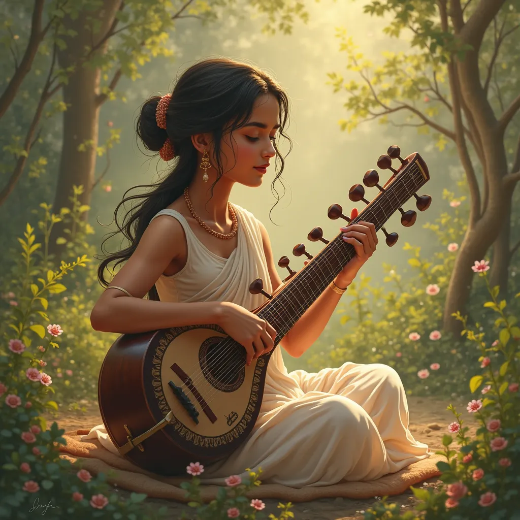 Sweet melody for you (Indian girl)