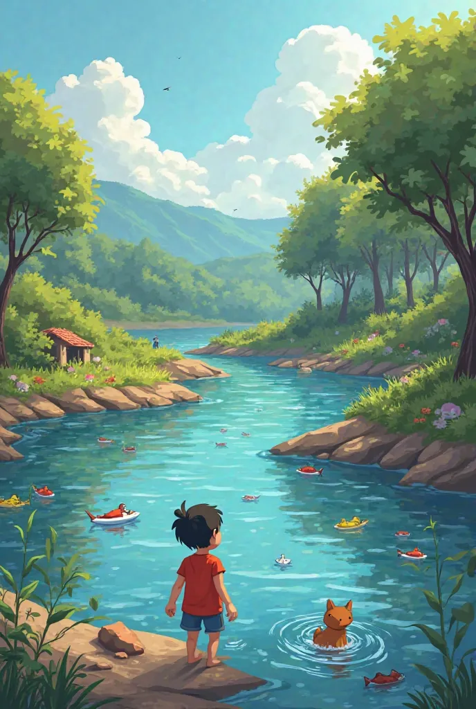 Maya and the Dirty River

In a small village, there is a boy named Maya. He loves to play by the river with his dog Pupol. Tuwing hApon, they drown in clear and cold water.

But one day, surprised. A lot of garbage floats in the river! Maya has plastic, bo...