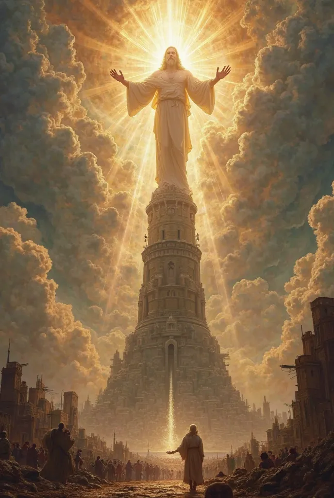  God came down to see the city and the Tower of Babel that men were building