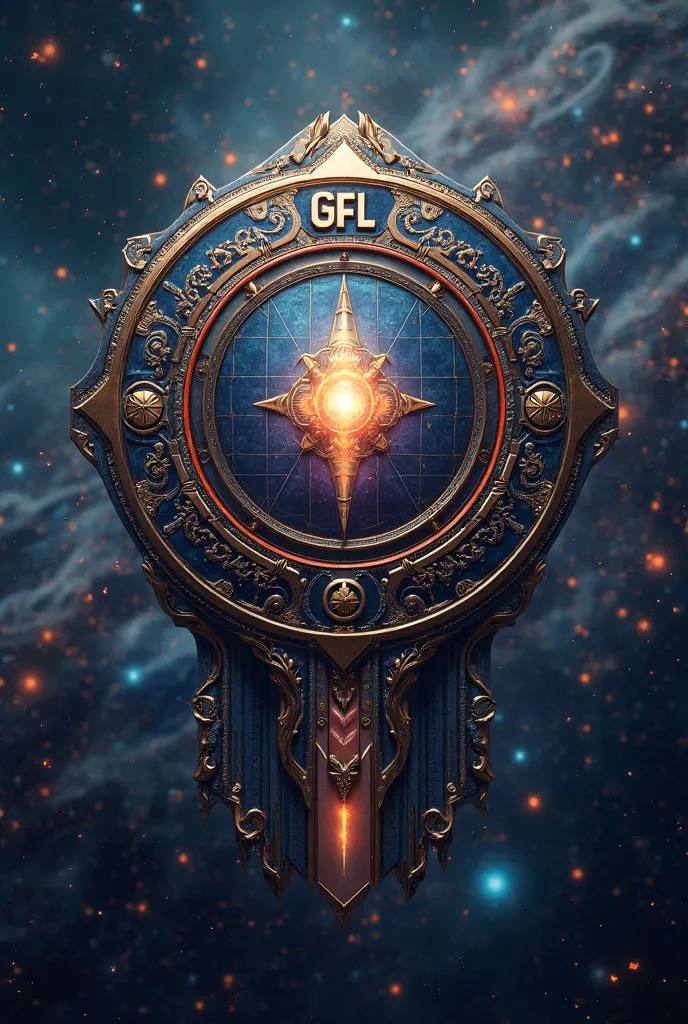 galactic federation of light badge for exclusive team members has GFL written on top and it’s a badge of honor