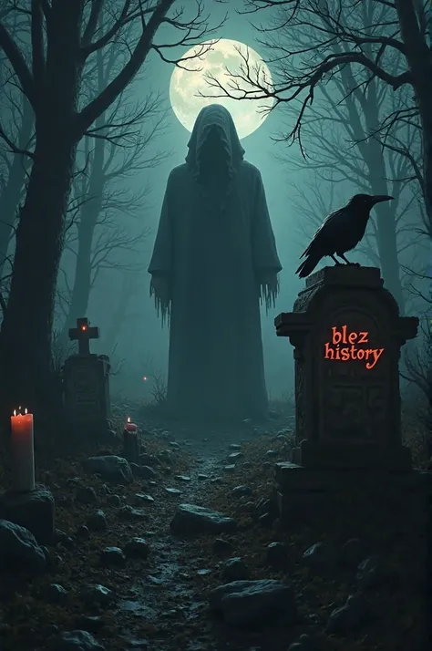 I would like a profile picture for me TikTok the name of the account is BlezHistory and it's about horror stories, That I have the name somewhere in the photo