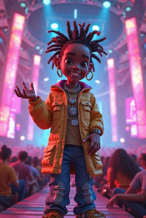  Lil Uzi host 3d animation 