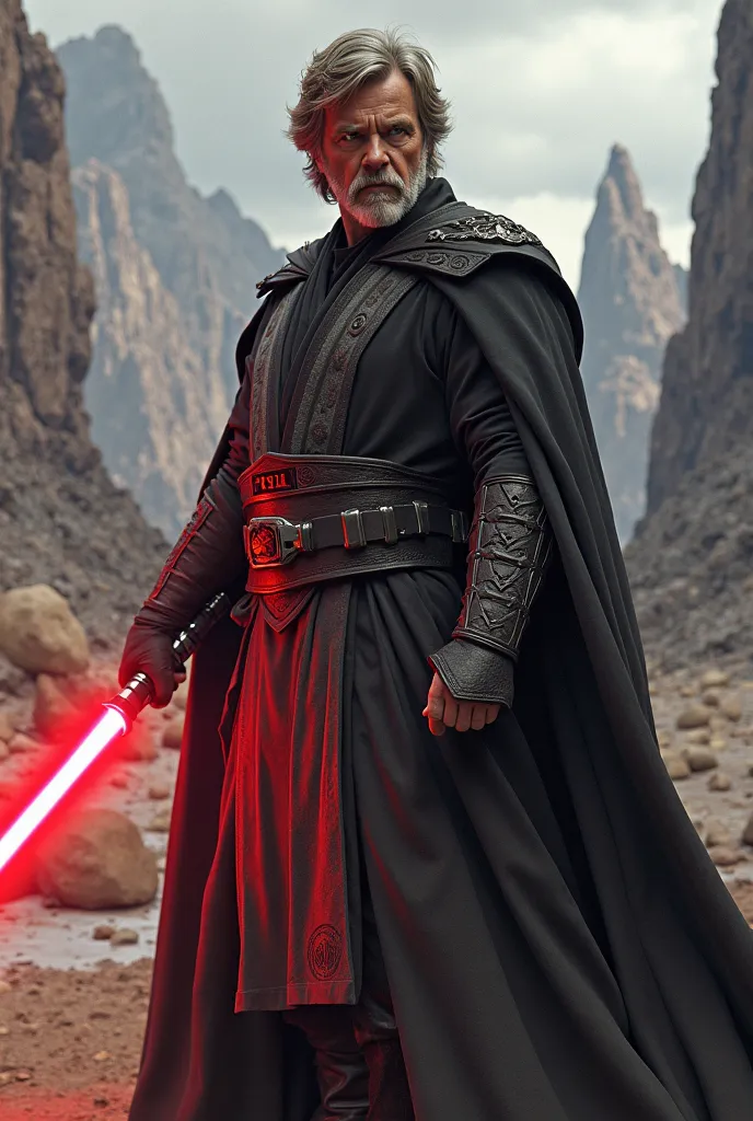 Luke Skywalker as a Darth sith